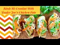Banh Mi Crostini With Trader Joe s Truffle Mousse Chicken Pate Asian Style