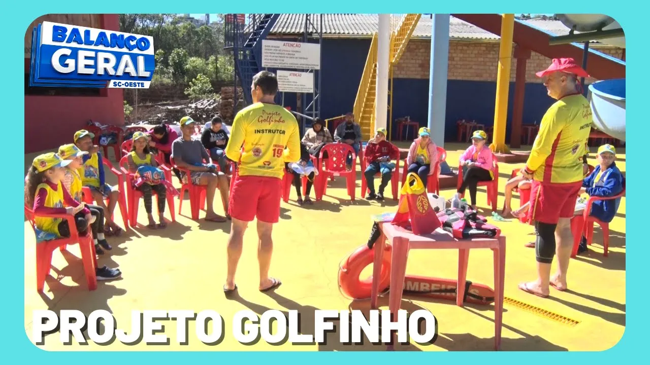 Projeto Golfinho: Crianças de 8 a 13 anos aprendem sobre segurança na água