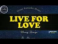 Download Lagu Live For Love (KARAOKE) Nonoy Zuniga