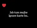 Download Lagu bura kab lagta hai jab tum mujhe ignore karte ho💔 emotional poetry