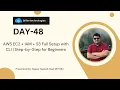 Day-48 AWS EC2 IAM S3 Full Setup with CLI Step-by-Step for Beginners Briller Technologies