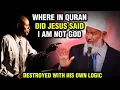 Download Lagu Dr Naik Challenged And Destroyed With His Own Logic: Show Me Where Jesus Said In Quran I’m Not God…