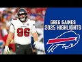Greg Gaines Highlights Welcome to the Bills