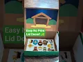 EASY Shoebox Lid Decor Hobby Lobby Nativity Sticker Scene Hack Operation Christmas Child