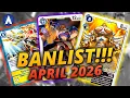 OH NO Ban List Reaction Discussion April 2026 Digimon Card Game