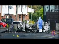 Car explosion at police station treated as attempted murder