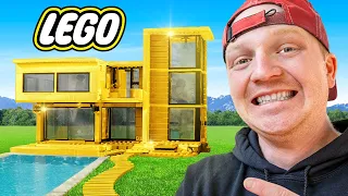 $1 vs $10,000 Lego House!