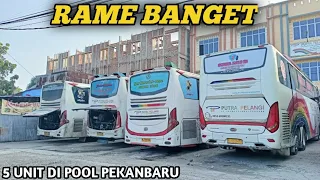 Download BANYAK YANG PERPAL !! Suasana Pool Rame Banget || Pantau Pool Bus Putra Pelangi di Pekanbaru MP3