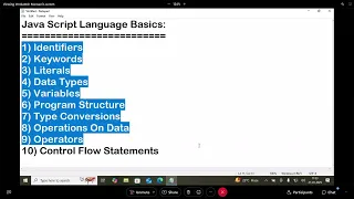 JavaScript Class 3