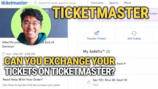 Can You Exchange Your Tickets On Ticketmaster Step-by-Step GUIDE