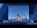 Motorcade procession honors Surry County Emergency Services Director John Shelton