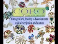 Vintage Coro Jewelry Advertisements Identification Part 2