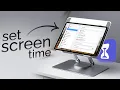 How to Set Screen Time on iPad tutorial