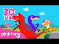 Download Lagu T-rex dan dinosaurus lain-lain | Kumpulan Lagu \u0026 Kartun Dinosaurus | Pinkfong Baby Shark