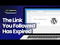 The Link You Followed Has Expired Try This Now