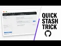 How to Stash Changes in GitHub Desktop 2026 Temporary Shelf