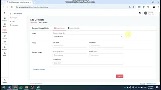 How to Upload Contacts in SMS Dashboard