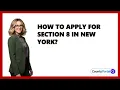 How To Apply For Section 8 In New York