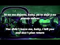 Rauw Alejandro, Playero - Dejau' (Letra Epsañol / English Lyrics)