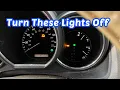 How To Turn Off Lexus RX330 VSC Light