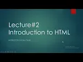 Introduction to Html Chapter 9th Class Computer Science