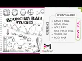 Bouncing Ball Animation Reference Vertical Real Physics Timing Spacing 1 2m Vertical Drop