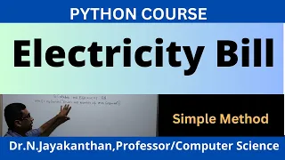Python Program to Calculate Electricity Bill Step-by-Step Board Explanation