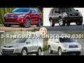 Best Used 3-Row SUVs Under 10 000
