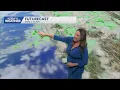 Drying trend continues in Monterey Bay with slight rain chances through the weekend