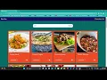 Meal App project using HTML CSS AND JS