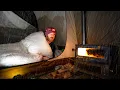 Download Lagu CAMPING In HEAVY RAIN - Incoming RAINSTORM - Winter Tent Camping