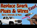 How to Replace Spark Plugs and Wires On a 2014 - 2019 Sierra Silverado Yukon Tahoe Escalade GMC