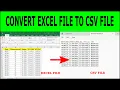 How to Convert Excel File to CSV File Using Quick and Easy Method