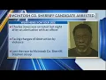 Candidate for McIntosh County sheriff arrested