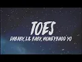 DaBaby - TOES (Lyrics) ft. Lil Baby \u0026 Moneybagg Yo \