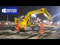 Download Lagu 👷‍♀️Night action as TRU teams work round the clock on huge station revamp 🏗 MP3