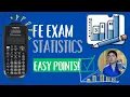 EASY FE EXAM Points - Statistics TI-36x Pro Tutorial