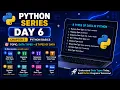 Day6 of python learning series what are data types in python