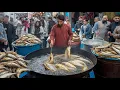 Download Lagu 500+ KG FISH PAKORA SOLD DAILY | CRISPY FISH PAKODA RECIPE | PAKISTANI STREET FOOD PAKORA FAROSH