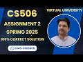 CS506 Assignment 2 solution Spring 2025 CS506 Assignment 2 100 correct solution Spring 2025
