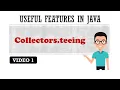Useful Features Collectors Teeing