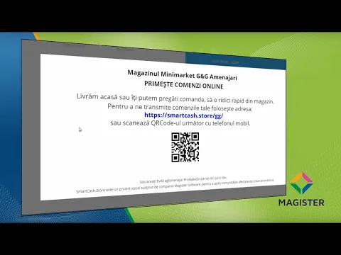 Listarea anunturilor pentru disponibilitatea comenzilor online prin SmartCash.Store