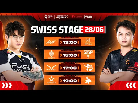 Video Thumbnail: ANK vs BMG | BRU vs SGP | FW vs FPT | 1S vs EA | SWISS STAGE - APL 2025 (NGÀY 28/06)