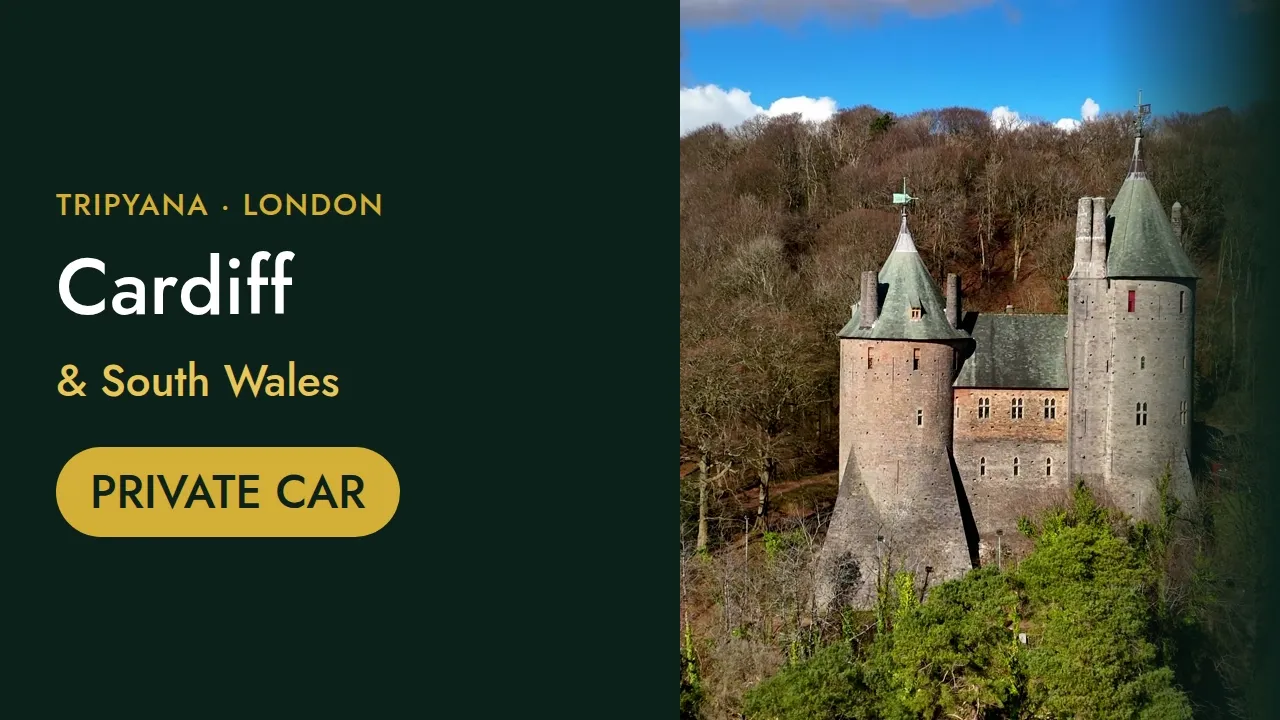 Cardiff Day Trip from London by Private Car: Cardiff Castle, Cardiff Bay and Castell Coch