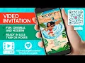 Moana invitation for children s birt ay parties