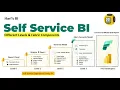 Self Service BI in Microsoft Fabric Different Fabric components and Levels