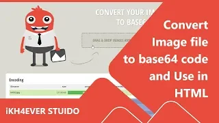 How to convert image file to base64 code and use it in your HTML file