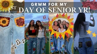 GRWM - First Day of Senior Year! #backtoschool 