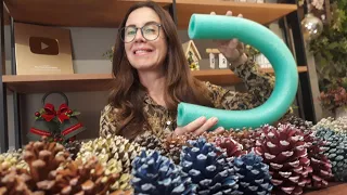 DIY de NATAL  : Como Transformar PINHAS em Enfeites Incríveis!