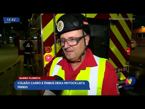 Acidentes nos bairros Iririú e Floresta mobilizaram o Corpo de Bombeiros Voluntários